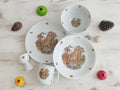 Personalisiertes Kindergeschirr Set mit Namen - Froschkönig Märchenmotiv - Tasse Teller Schüssel - Geschenk zur Taufe, Geburt & zum Geburtstag