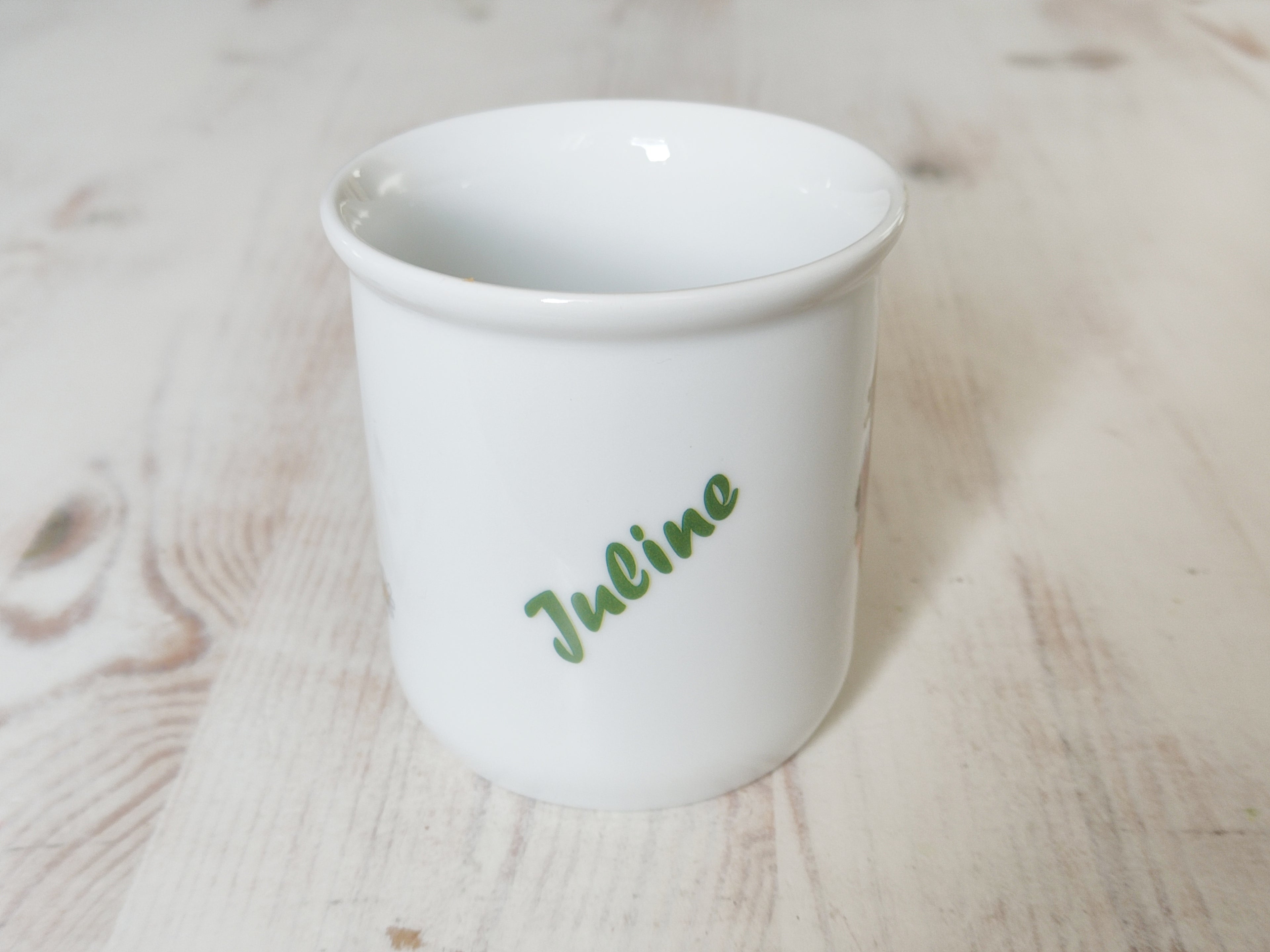 Personalisiertes Kindergeschirr Set mit Namen - Aschenputtel Märchenmotiv - Tasse Teller Schüssel - Geschenk zur Taufe, Geburt & zum Geburtstag